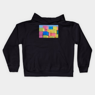 Colored containers Kids Hoodie